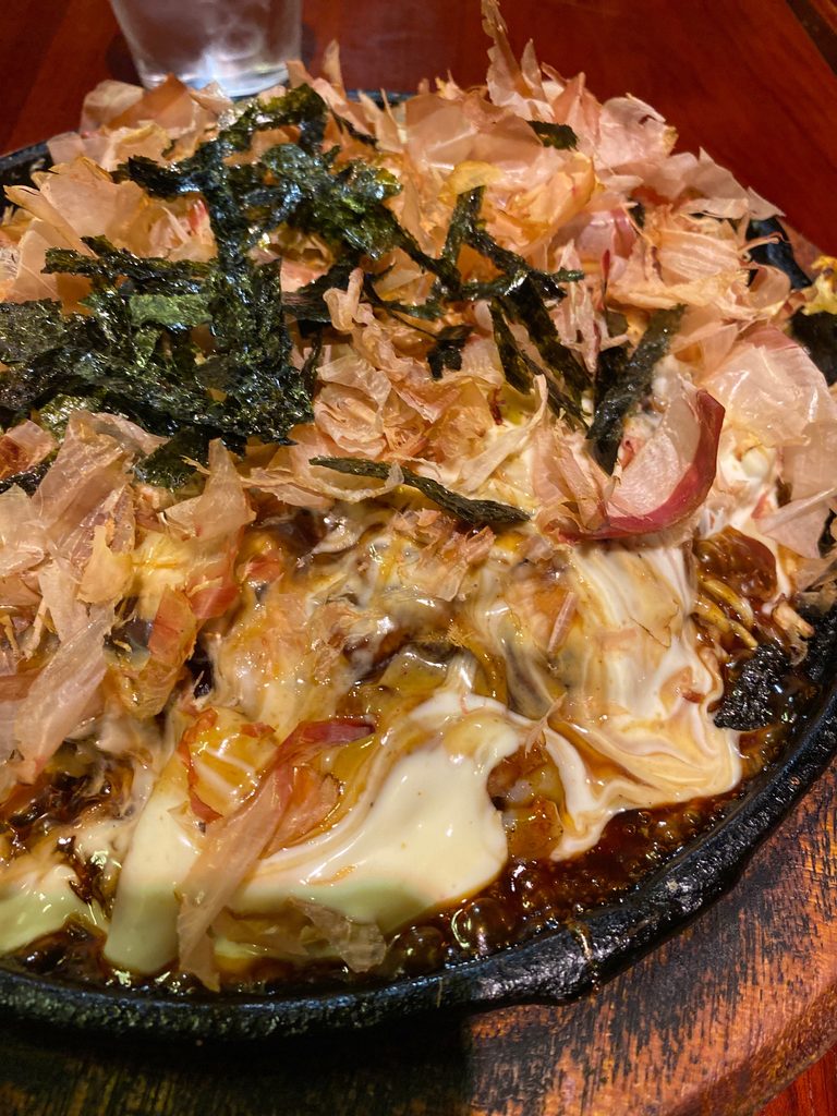 ぼてすけ屋で食べたお好み焼き
