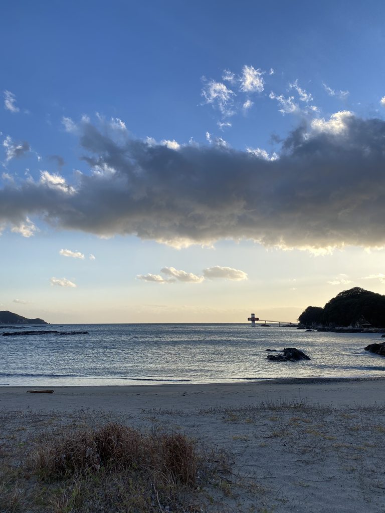高知県サニーロードから見える海中公園