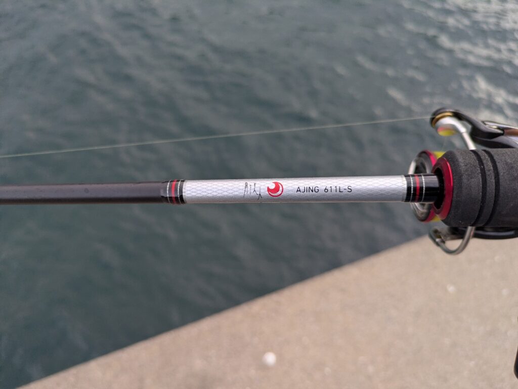 DAIWA 月下美人 AJING 611L-Sのアジングロッド