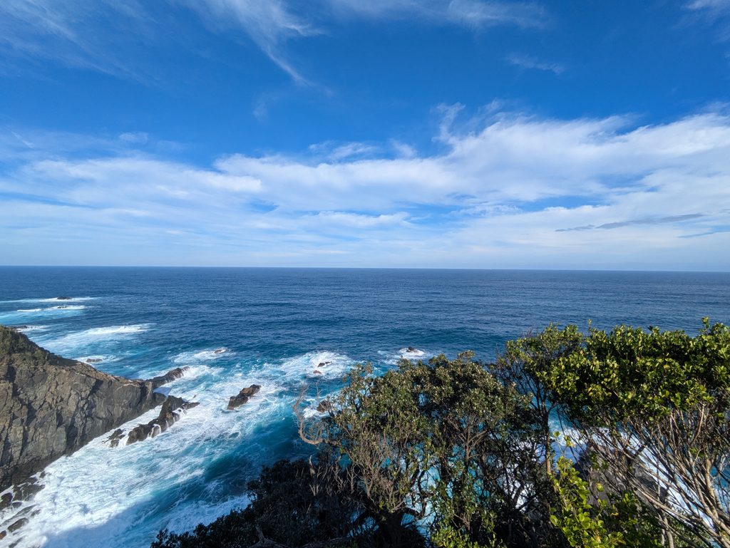 この日は海が荒々しくなってました