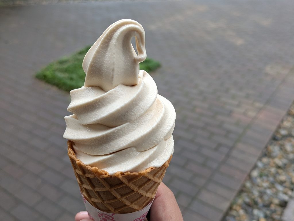 道の駅ことなみのきなこソフトクリーム