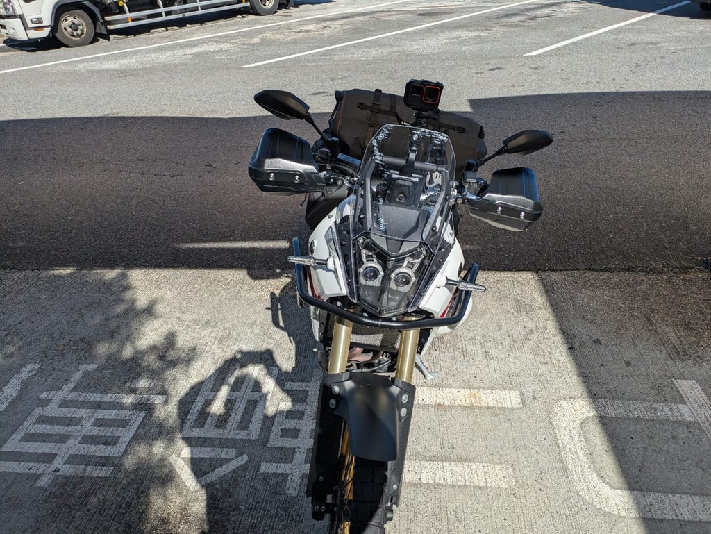 フル積載したTENERE700
