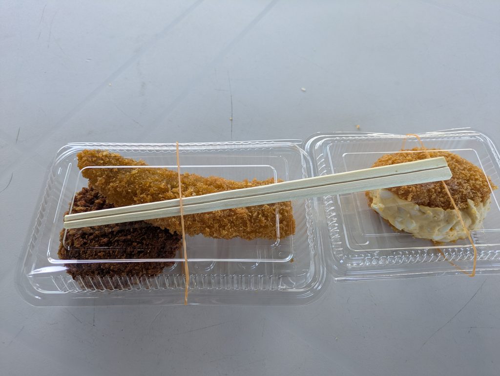 購入した昼食