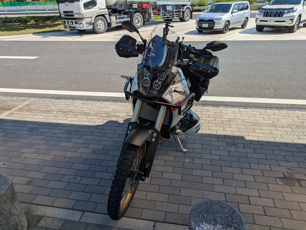 フル積載したTENERE700